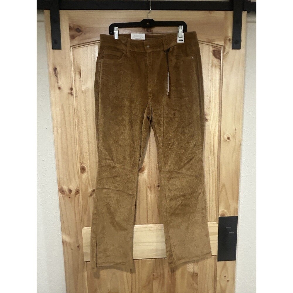 Judy Blue Cordelia Boot Cut Corduroy Pants Gold Size 14 W High Rise Mid Rise